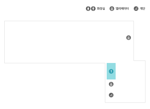성애병원 신관 8층 단면도 입니다.